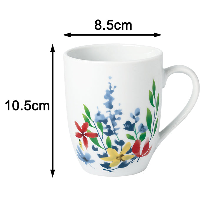 Watercolour Floral Porcelain Dinnerware Set, 16 Pieces