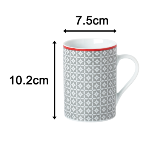 Graphite Grey Porcelain Dinnerware Set, 16 Pieces