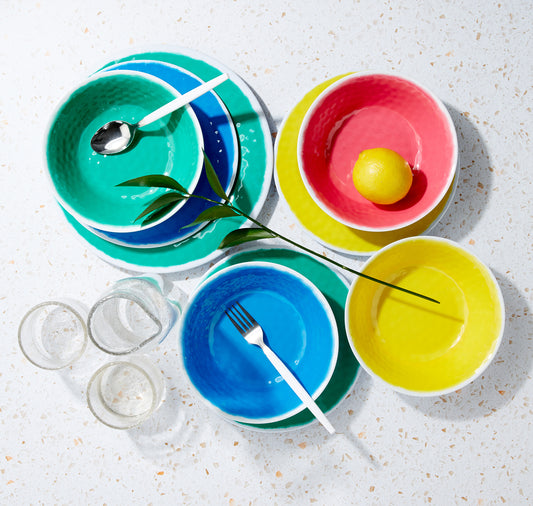 12pc Melamine Summer Mix & Match