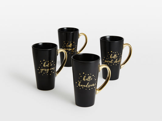 4pc You Had Me @ Hello Mug Set