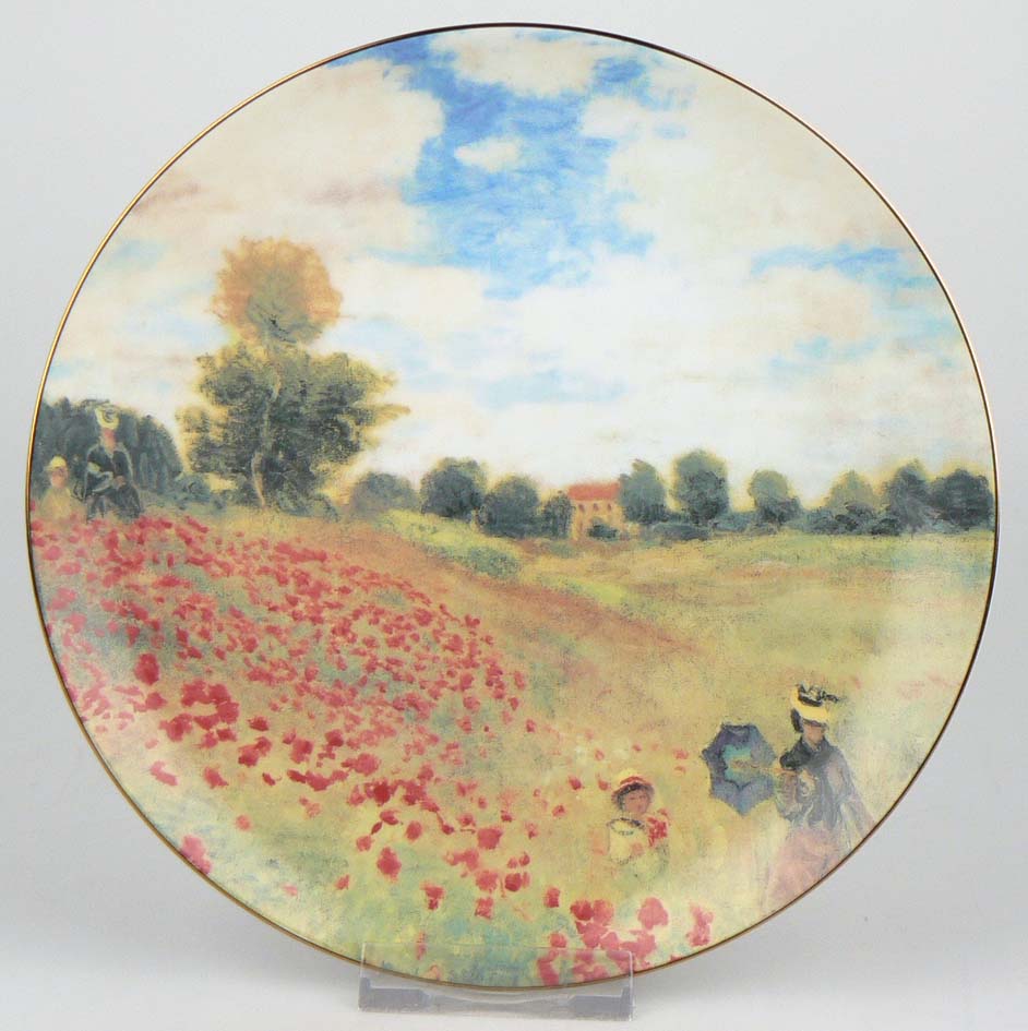 4 Piece Claude Monet Design Plates