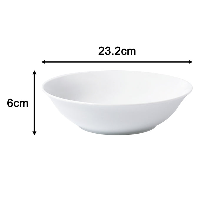 Waterside White Coupe Porcelain Dinner Set, 60 Pieces