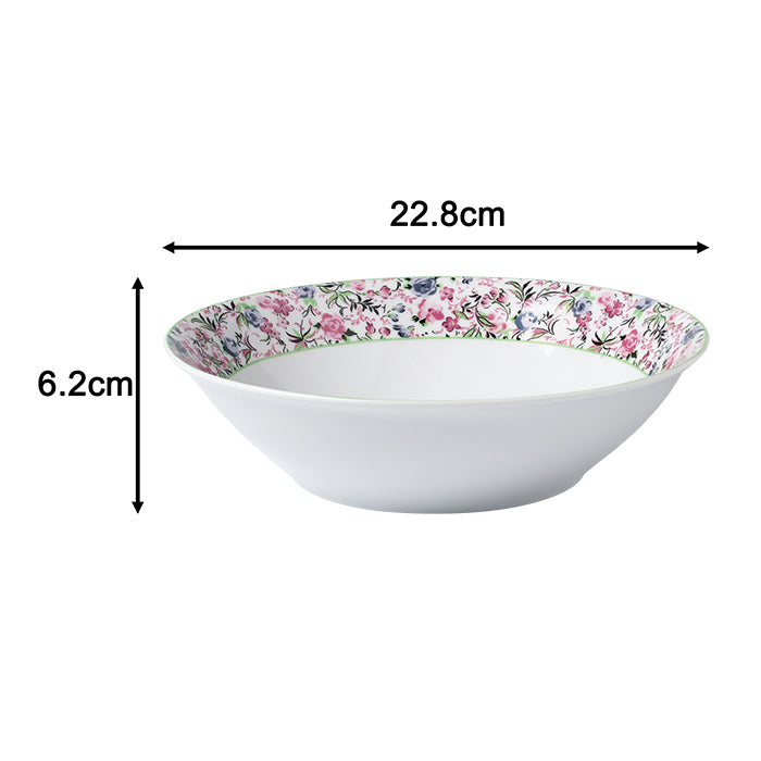 35pc Waterside Bloomsbury Garden Porcelain Dinnerware Set