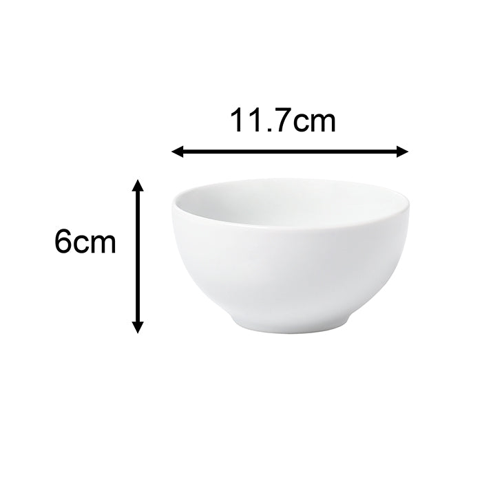 Waterside White Coupe Porcelain Dinnerware Set, 42 Pieces