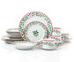 Holly Christmas Porcelain Dinnerware Set, 20 Pieces