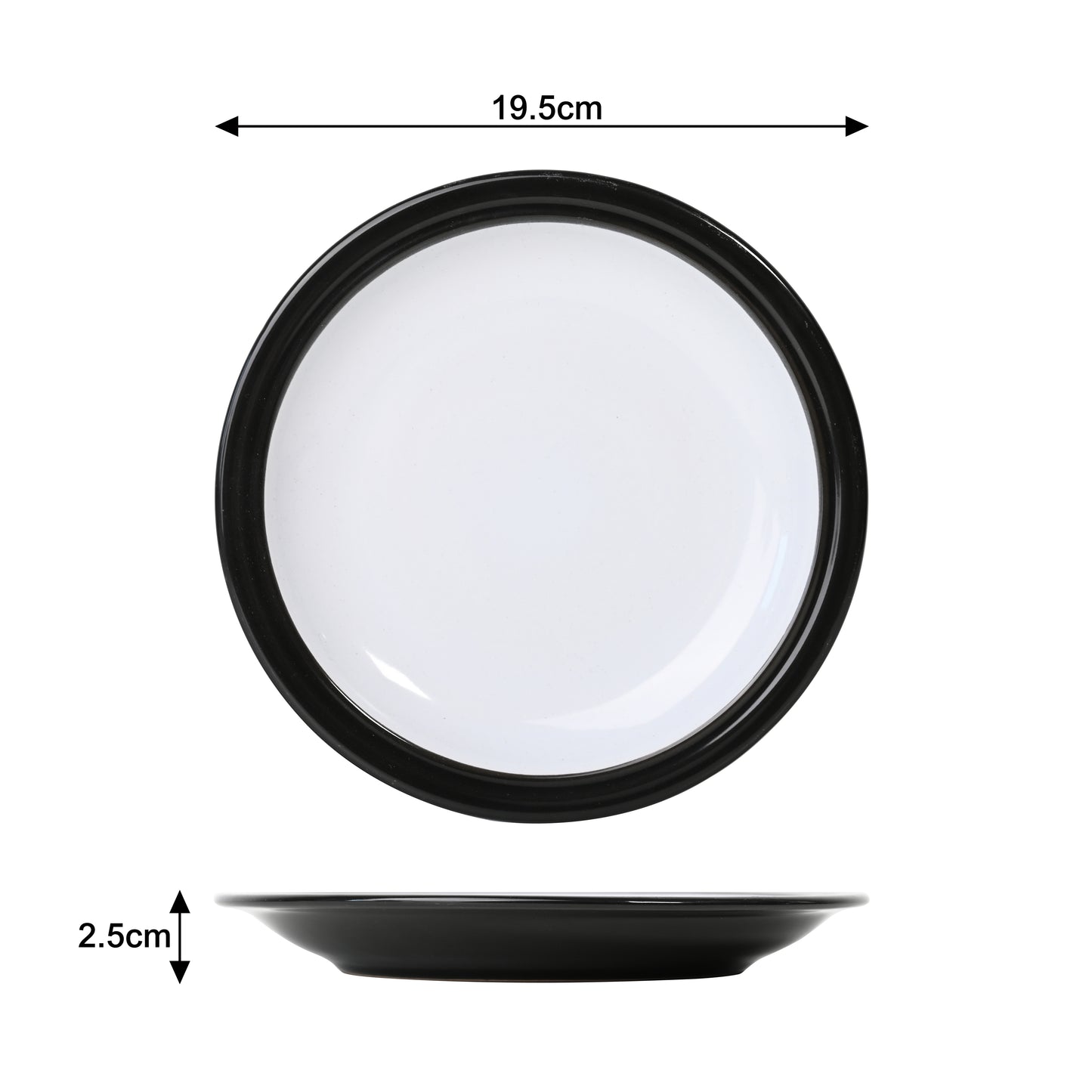 Camden Black Stoneware Dinnerware Set, 16 Pieces