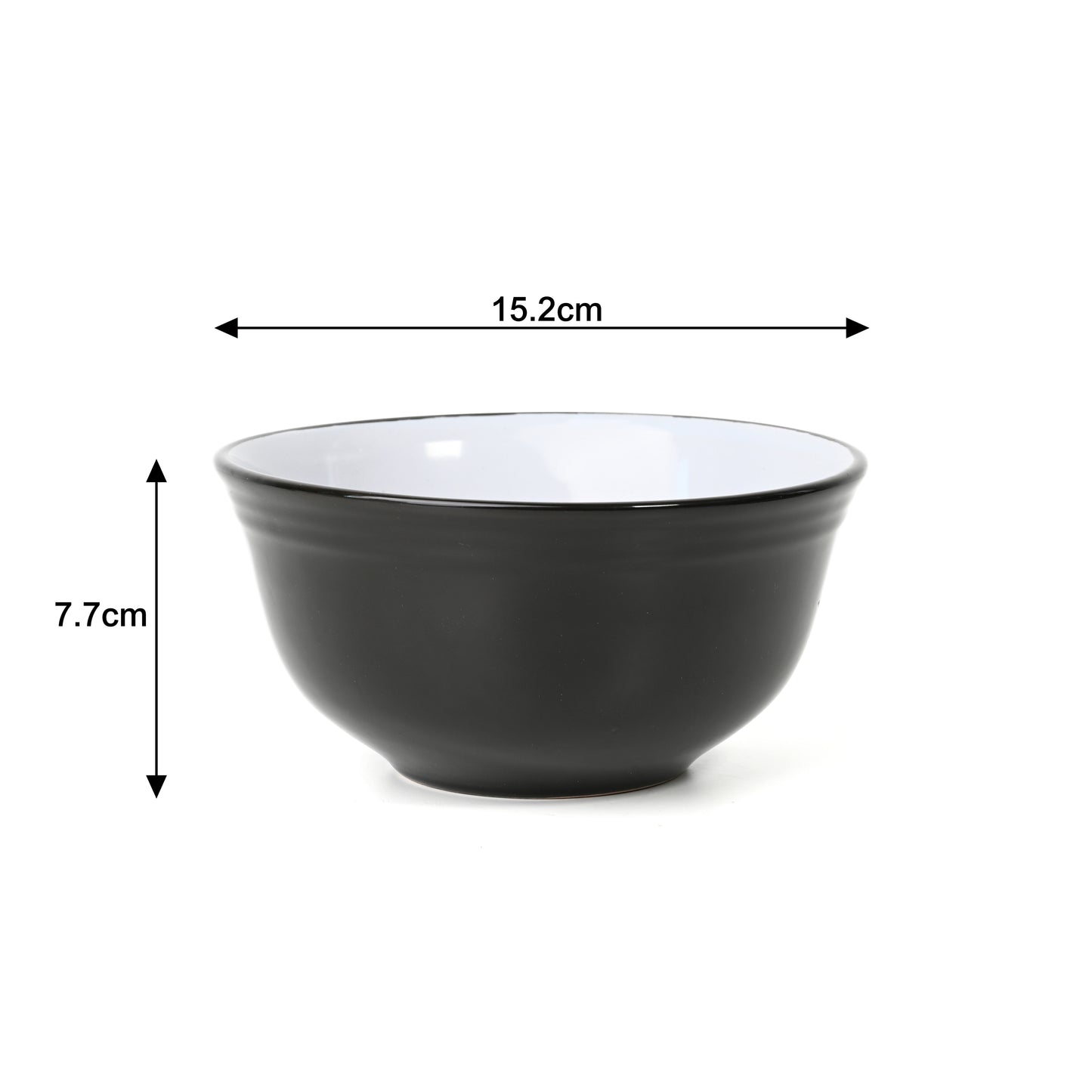 Camden Black Stoneware Dinnerware Set, 16 Pieces