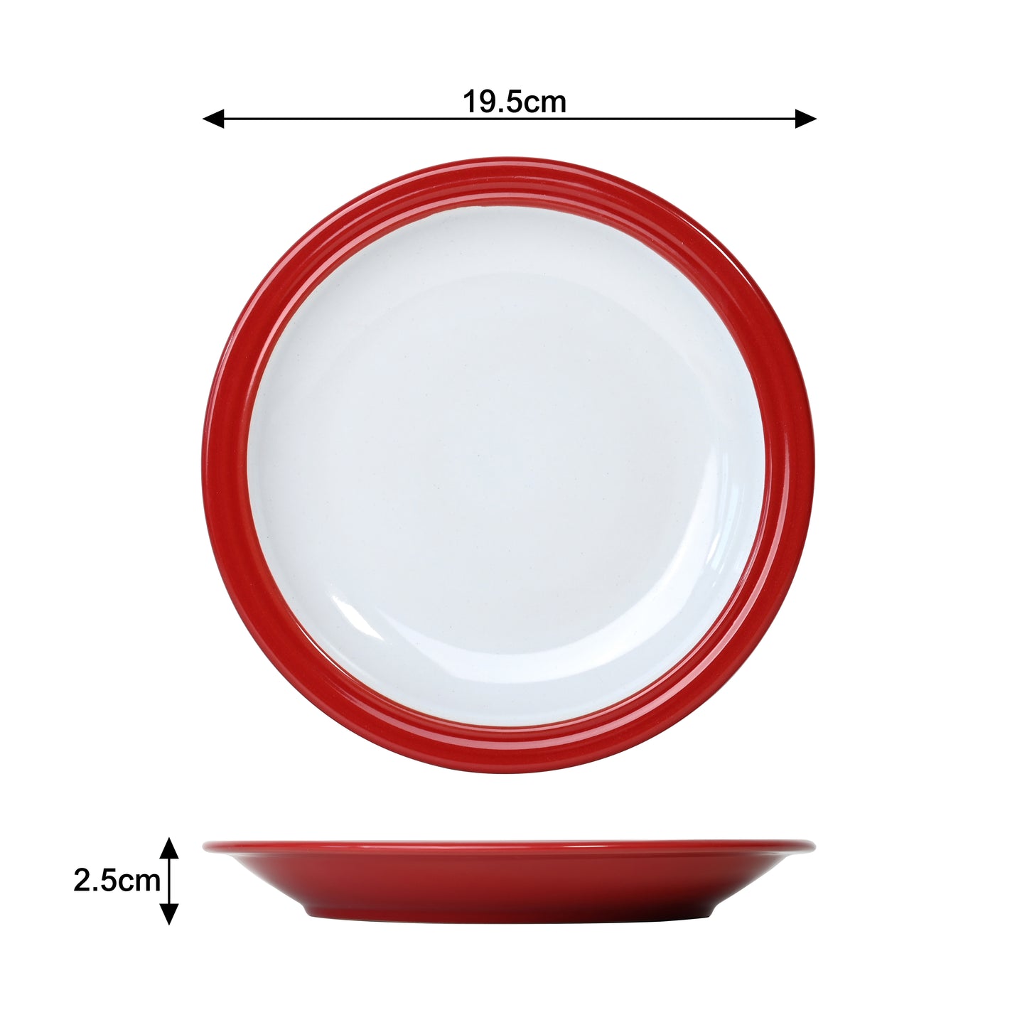 Camden Red Xmas Stoneware Dinnerware Set, 16 Pieces