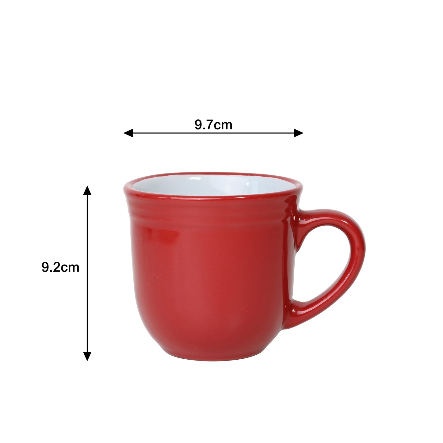 Camden Red Xmas Stoneware Dinnerware Set, 16 Pieces