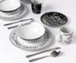 Good Food - made with love Porcelain Dinnerware Set, 16 Pieces