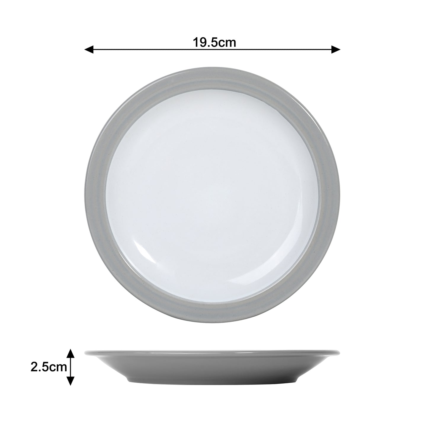 Camden Grey Stoneware Dinnerware Set, 16 Pieces