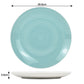 Spinwash Aqua Blue Porcelain Dinnerware Set, 16 Pieces