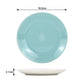 Spinwash Aqua Blue Porcelain Dinnerware Set, 16 Pieces