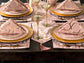 9pc Tullulah Pink & Gold Runner Set
