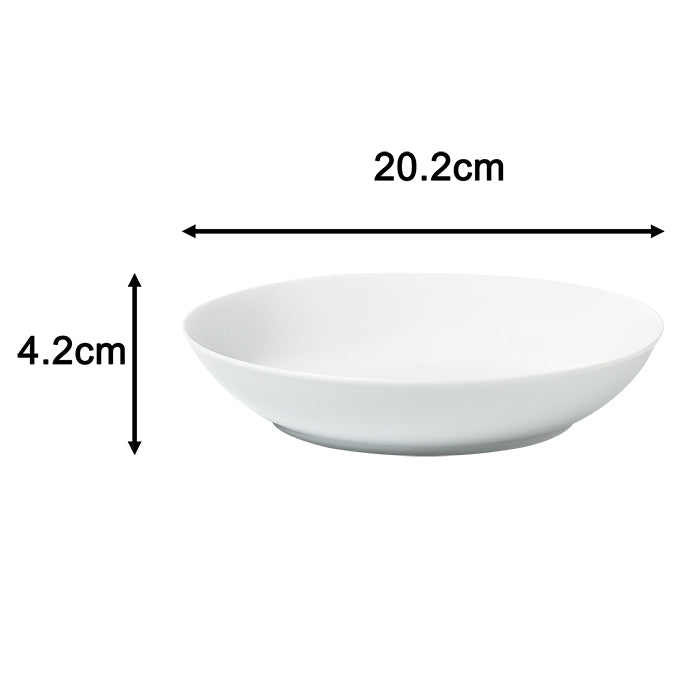 Waterside 18pc White Coupe Porcelain Dinnerware Set; 6 Dinner Plates, Side Plates & Bowls (video attached)