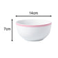 St Ives Stripe Porcelain Dinnerware Set - Pink, 16 Pieces