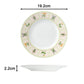 British Wild Flowers Porcelain Dinnerware Set, 24 Pieces
