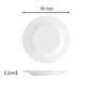 Waterside White Rimmed Porcelain Dinnerware Set, 20 Pieces