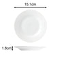 Waterside White Rimmed Porcelain Dinnerware Set, 20 Pieces