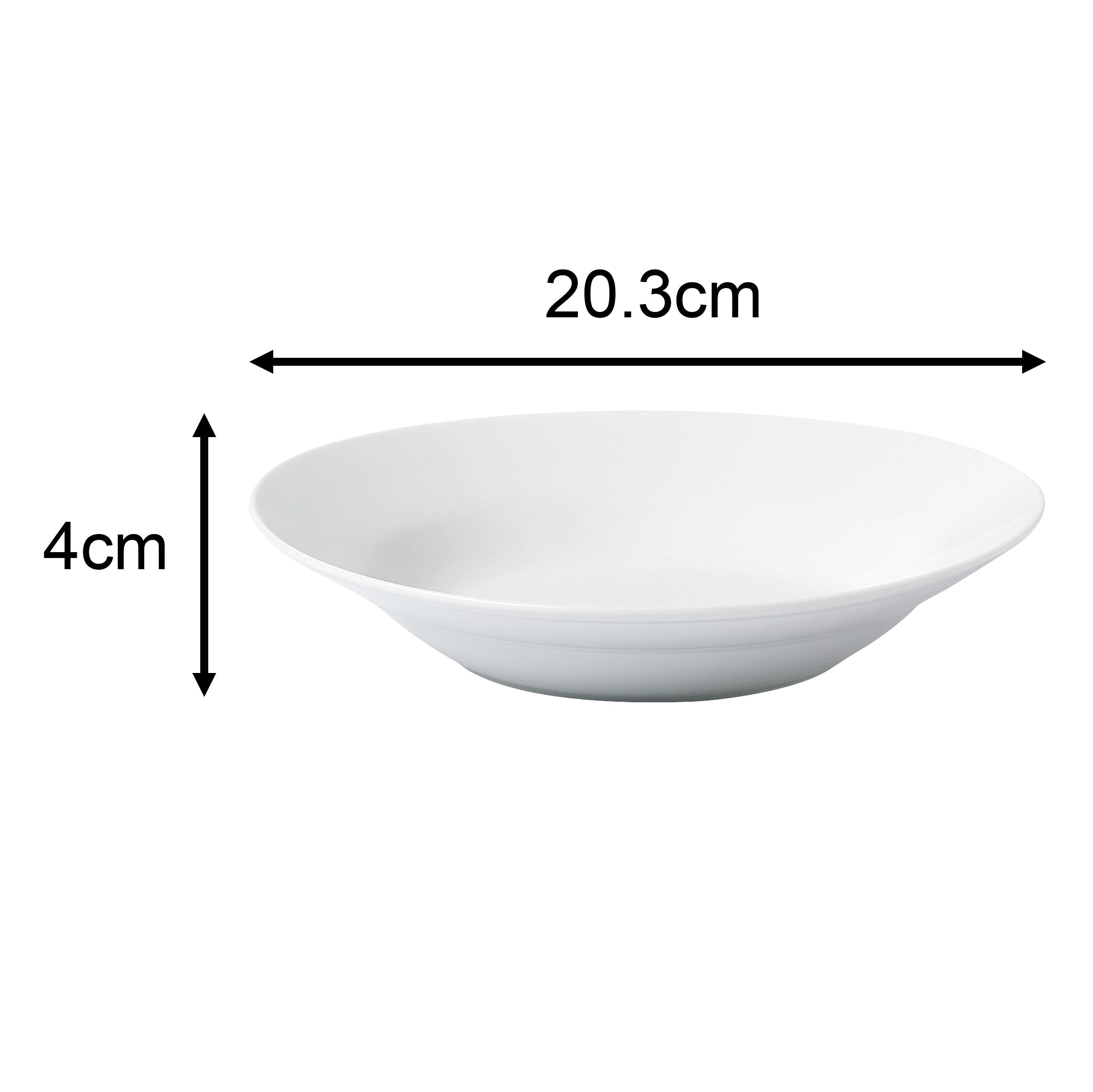 Waterside White Rimmed Porcelain Dinnerware Set, 20 Pieces (video attached)