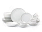Waterside Platinum Xmas Porcelain Dinner Set, 30 Pieces