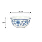 Blue Floral Porcelain Dinnerware Set, 16 Pieces