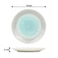 Spinwash Blue & Grey Porcelain Dinnerware Set, 24 Pieces