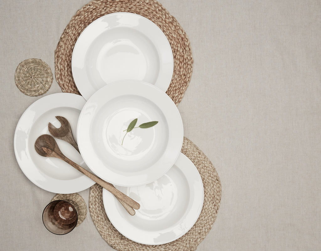 Waterside 4pc Large Classic Pasta Bowls