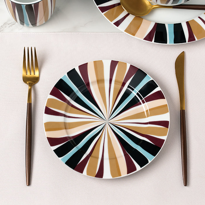 Waterside 16pc Porcelain Dinnerware Set (video attached)