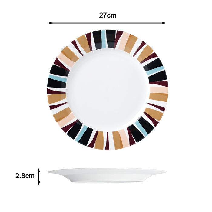 Waterside 16pc Porcelain Dinnerware Set (video attached)