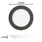 Belmont Black Stripe Porcelain Dinnerware Set, 12 Pieces