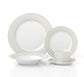 Premium Diamond & Gold Christmas Porcelain Dinnerware, 20 Pieces