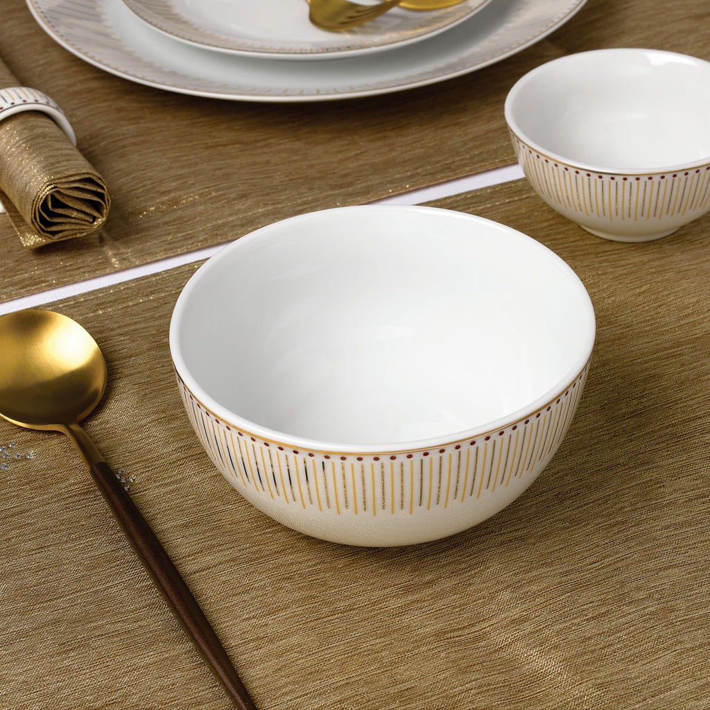 50pc Waterside GOLD Radiance Porcelain Dinnerware Set (video attached)