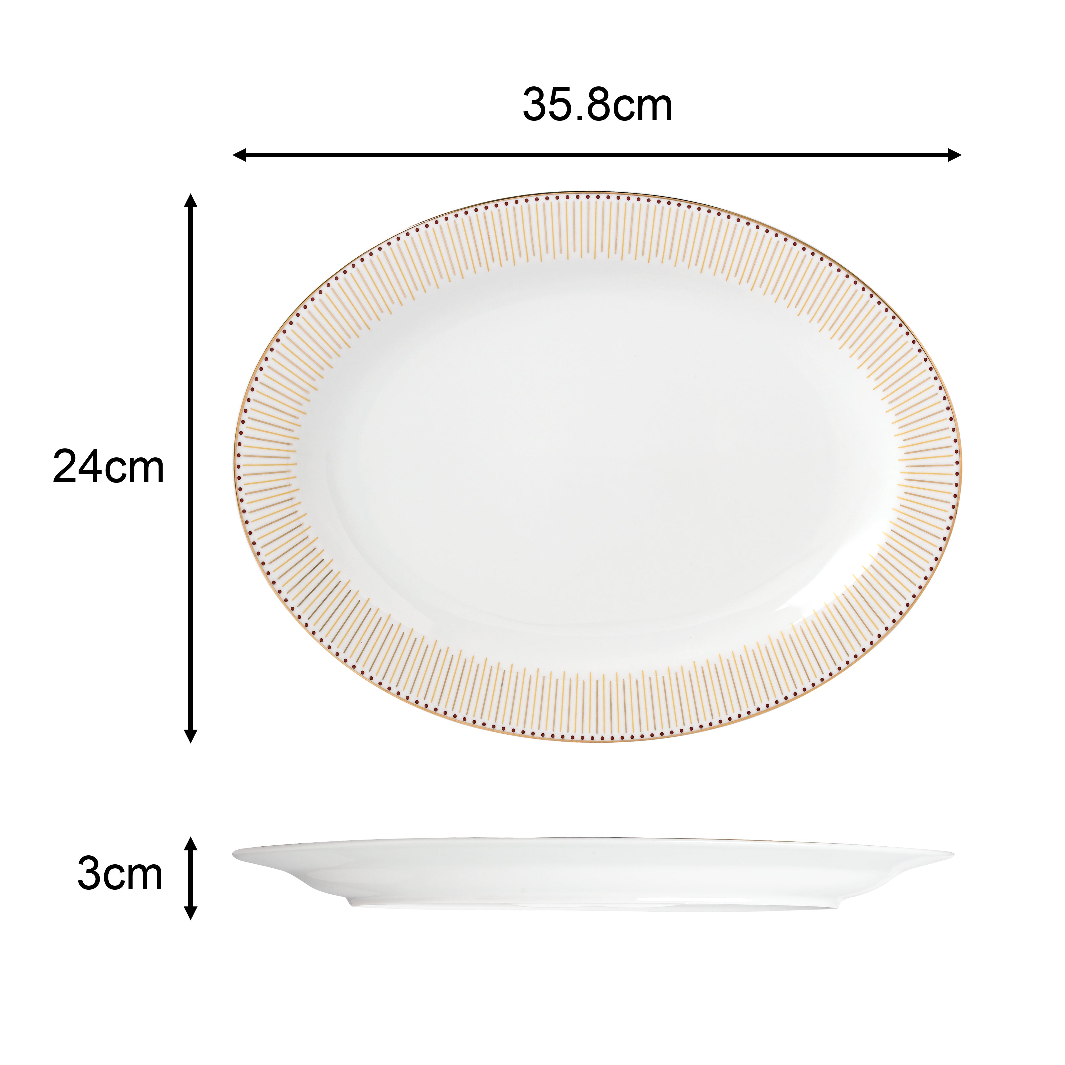 50pc Waterside GOLD Radiance Porcelain Dinnerware Set (video attached)