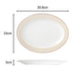 Gold Radiance Xmas Porcelain Dinnerware Set, 50 Pieces
