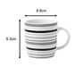 Grey Brompton Combination Tableware Set; Porcelain, Placemats and Cutlery, 80 Pieces