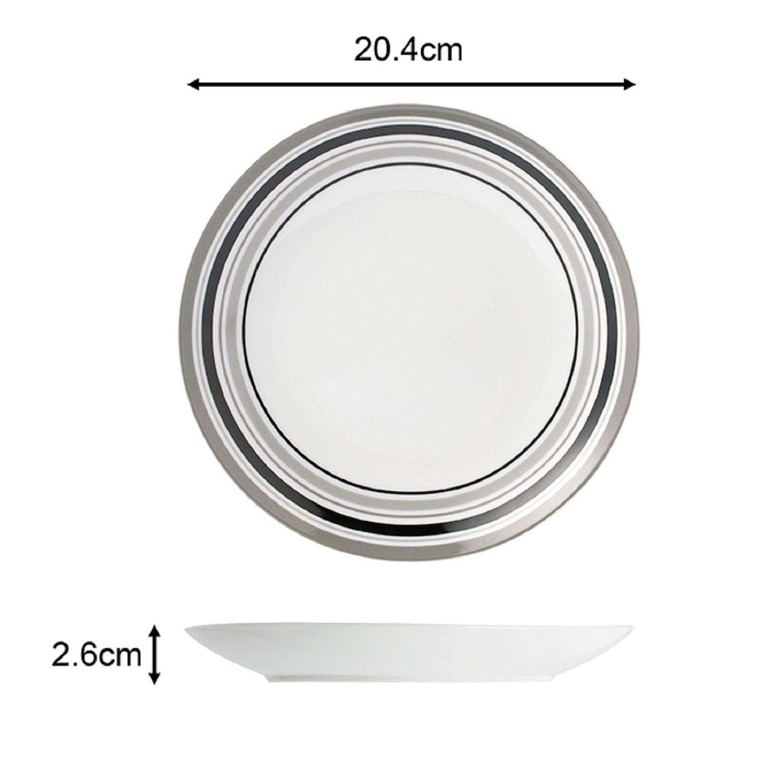 COMBINATION Dinnerware Set - Brompton, 56 Pieces