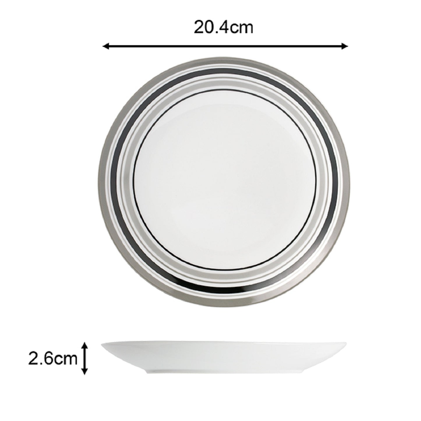 COMBINATION Dinnerware Set - Brompton, 56 Pieces