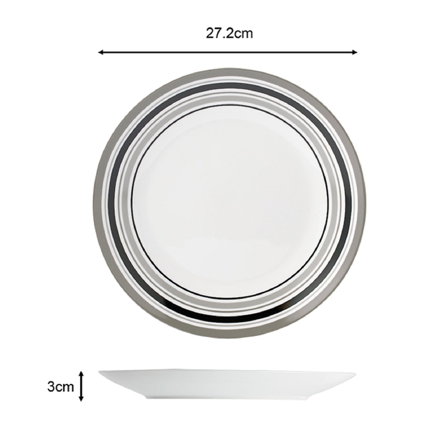 COMBINATION Dinnerware Set - Brompton, 56 Pieces