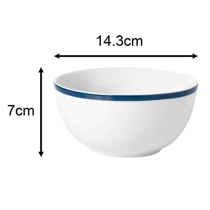 80pc Waterside Blue Bistro Combination Tableware Set; Porcelain, Placemats and Cutlery