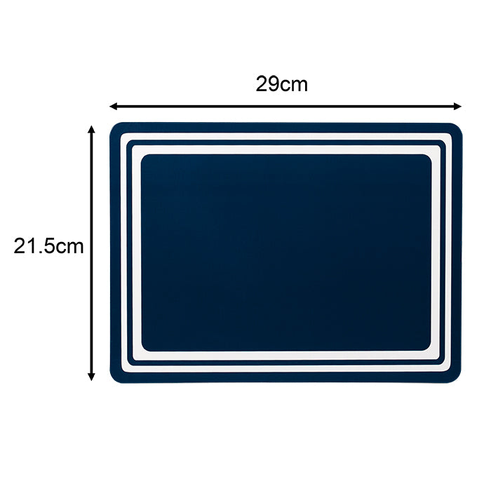 80pc Waterside Blue Bistro Combination Tableware Set; Porcelain, Placemats and Cutlery