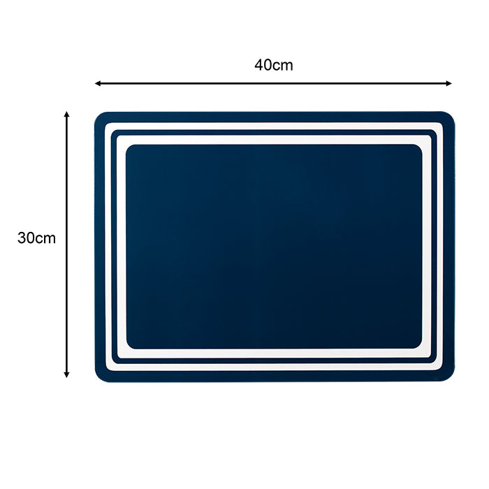 COMBINATION Dinnerware Set - Blue Bistro, 56 Pieces