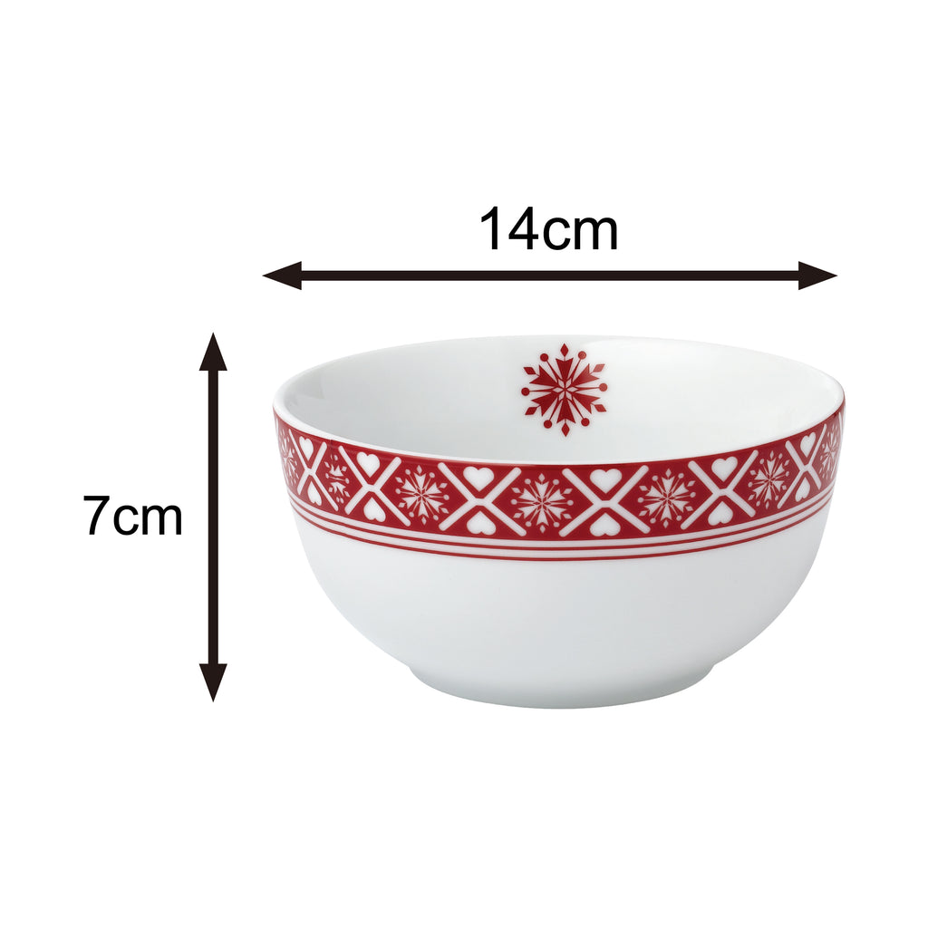 Nordic Reindeer Porcelain Dinner Set, 12 Pieces