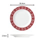 Nordic Reindeer Porcelain Dinner Set, 12 Pieces
