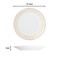 Gold Radiance Xmas Porcelain Dinnerware Set, 12 Pieces