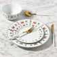 Nutcracker Porcelain Dinner Set, 12 Pieces
