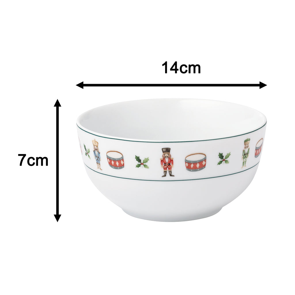 Nutcracker Porcelain Dinner Set, 12 Pieces