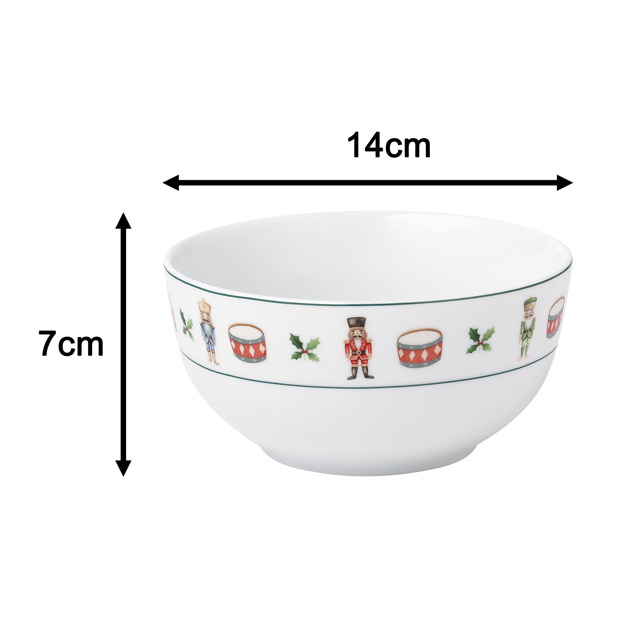 Nutcracker Porcelain Dinner Set, 12 Pieces