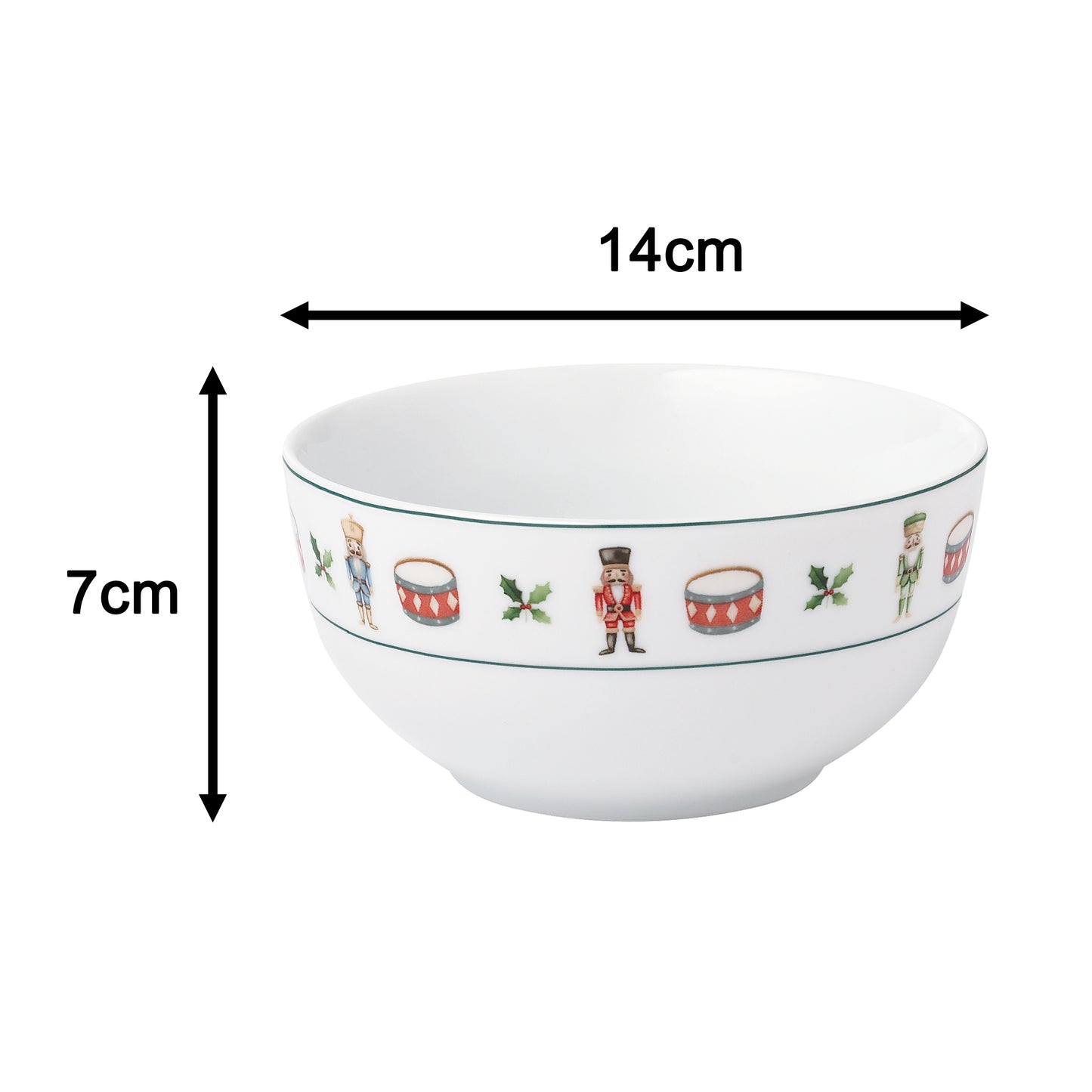 Nutcracker Porcelain Dinner Set, 12 Pieces