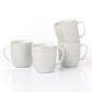 Premium Diamond & Gold Christmas Porcelain Mug Set, 4 Pieces